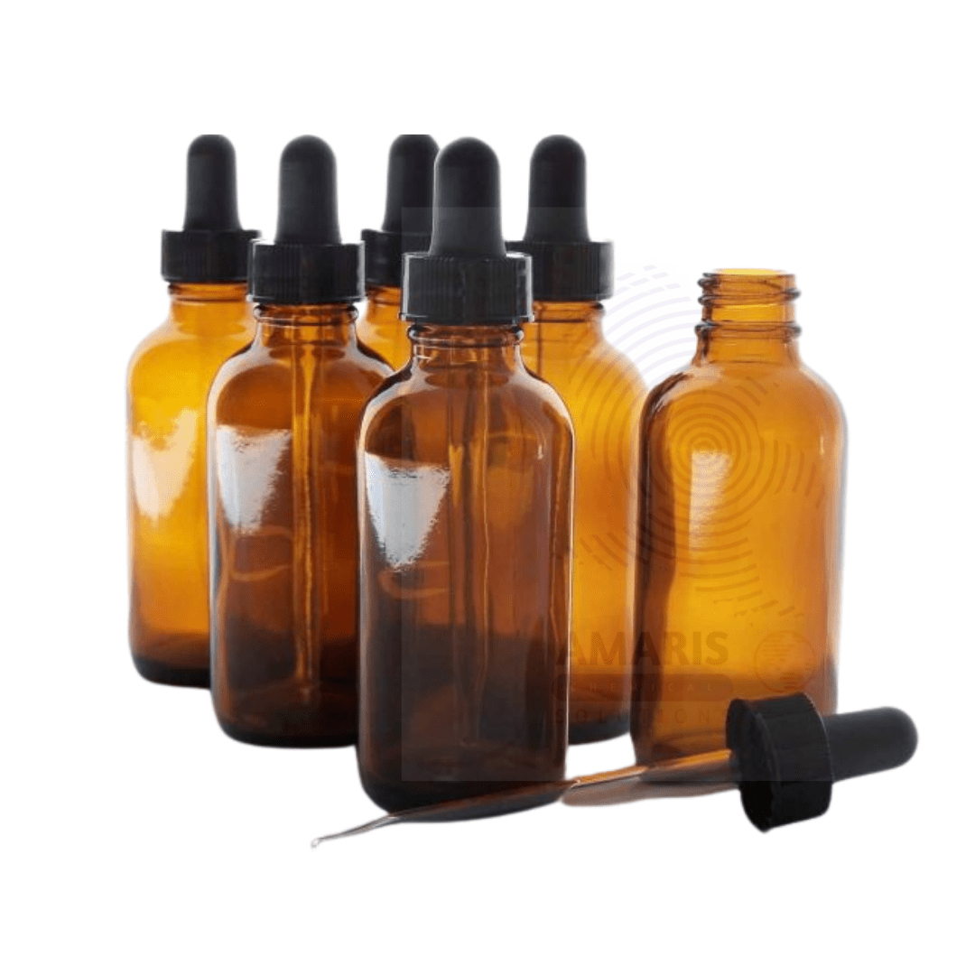 Amber bottles polystop