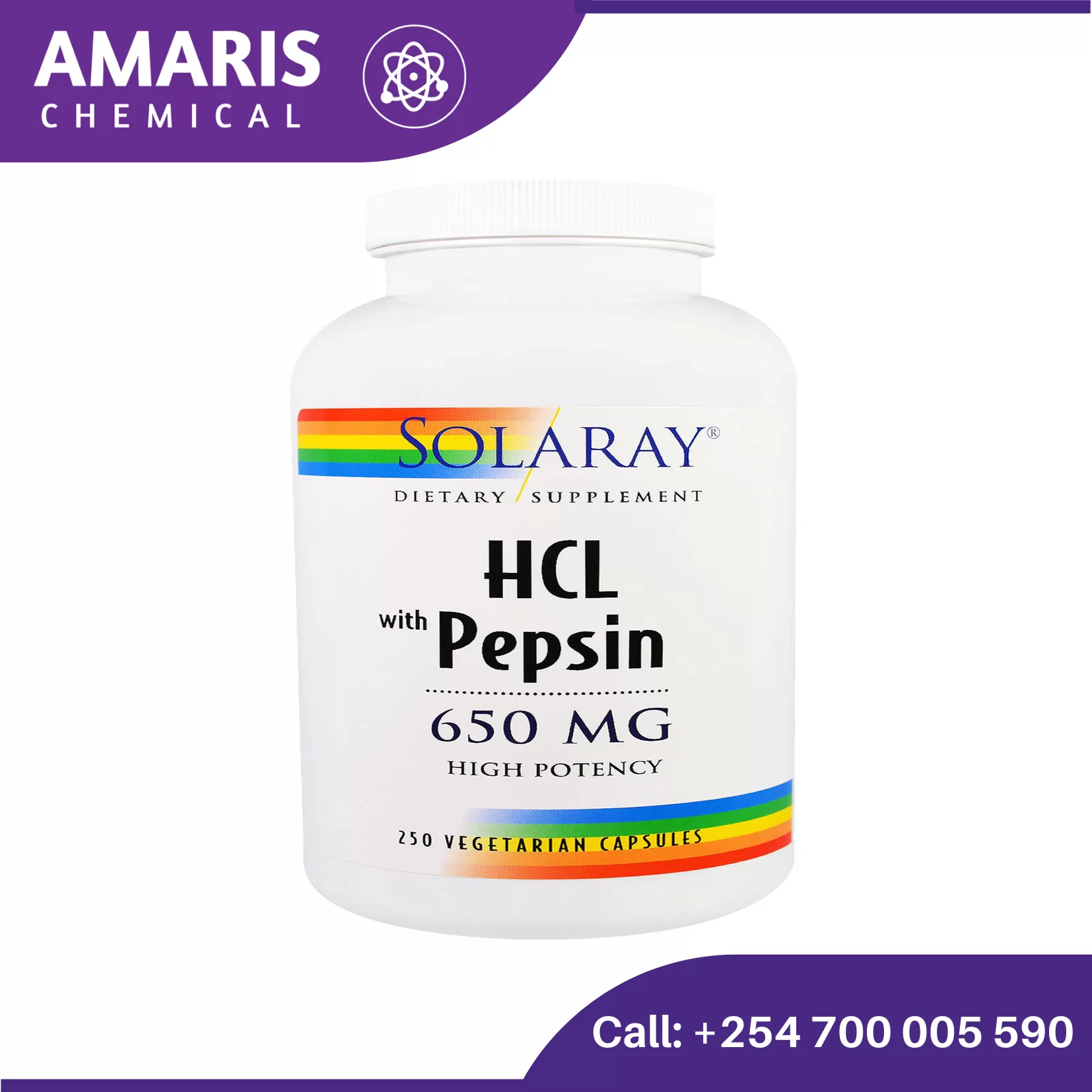 Pepsin 500mg