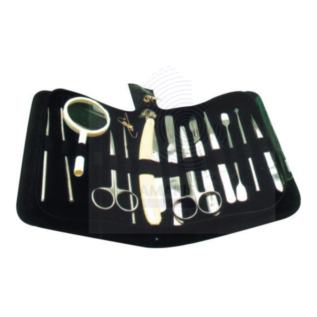 Dissecting set fourteen instrument